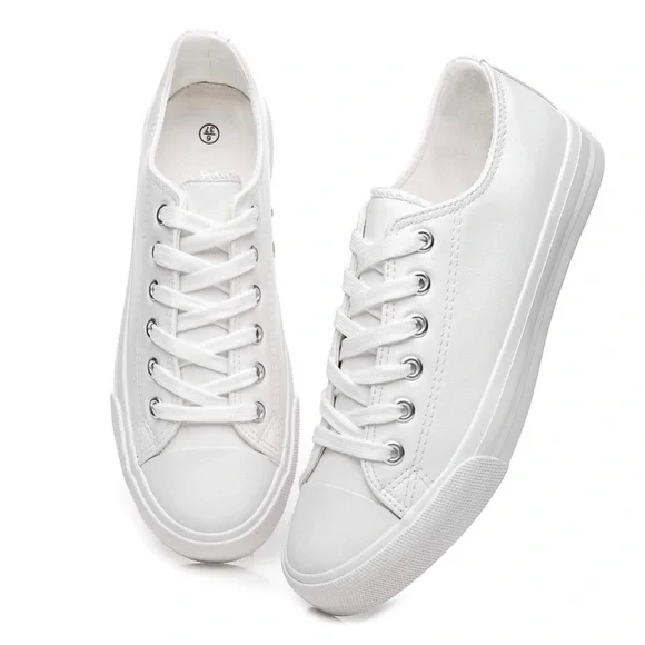 WITWATIA Faux Leather Tennis Shoes - Picture 1 of 7